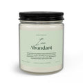 "I am Abundant" Affirmation Candle Set with Matches & Wick Trimmer