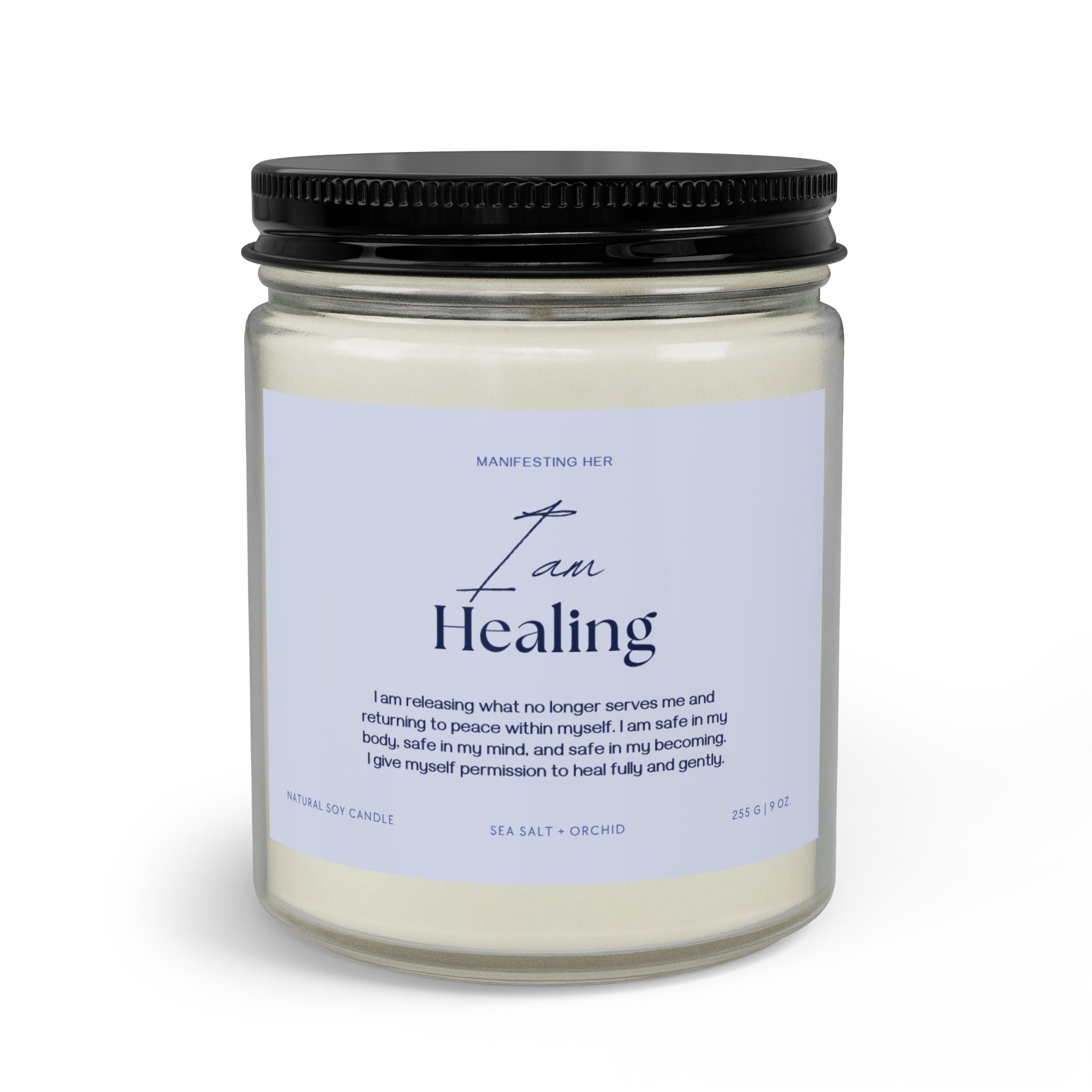 "I am Healing" Affirmation Candle Set with Matches & Wick Trimmer