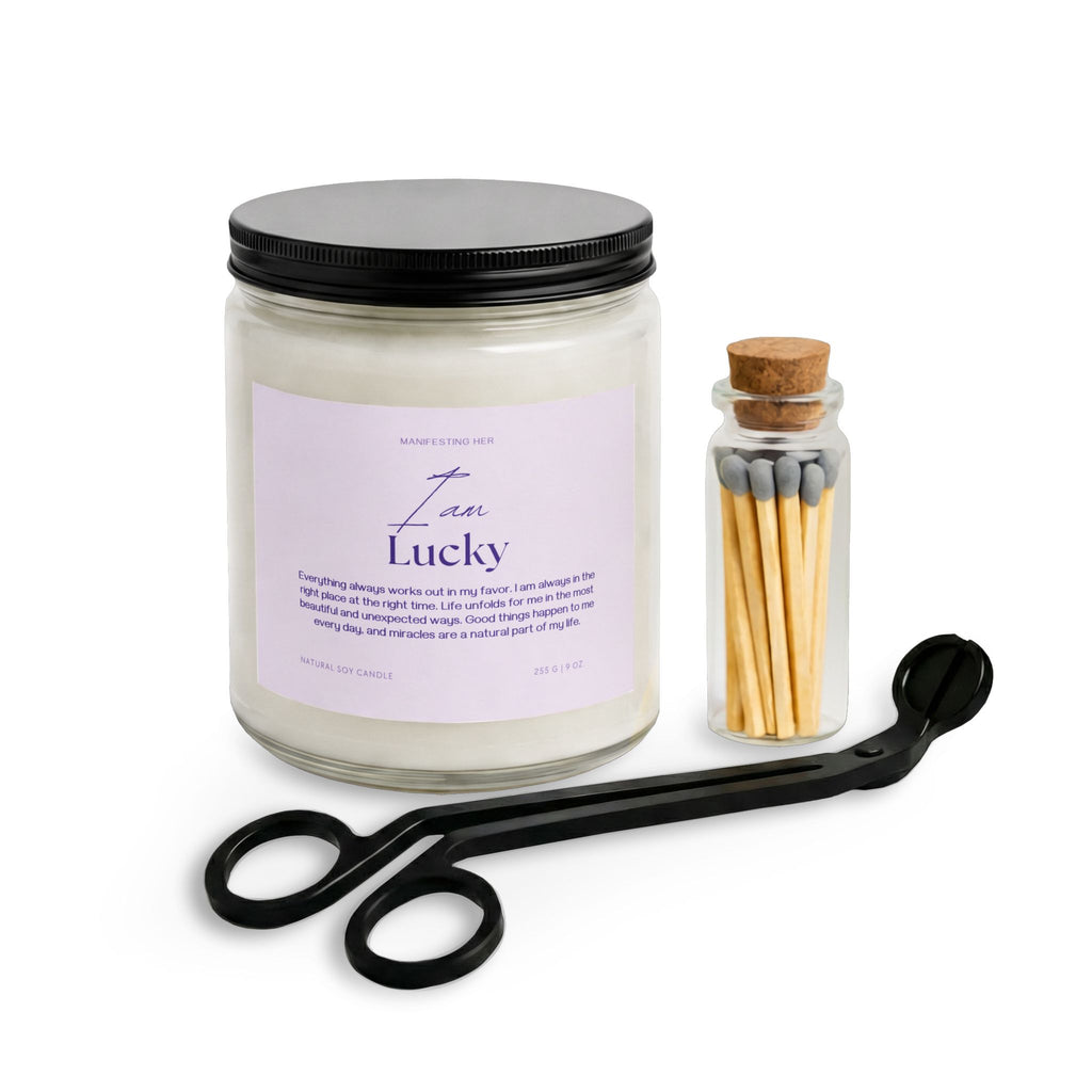 "I am Lucky" Affirmation Candle Set Box