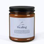 "I Am Healing" Affirmation Candle — 9oz Amber Jar