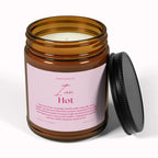 "I Am Hot" Affirmation Candle — 9oz Amber Jar