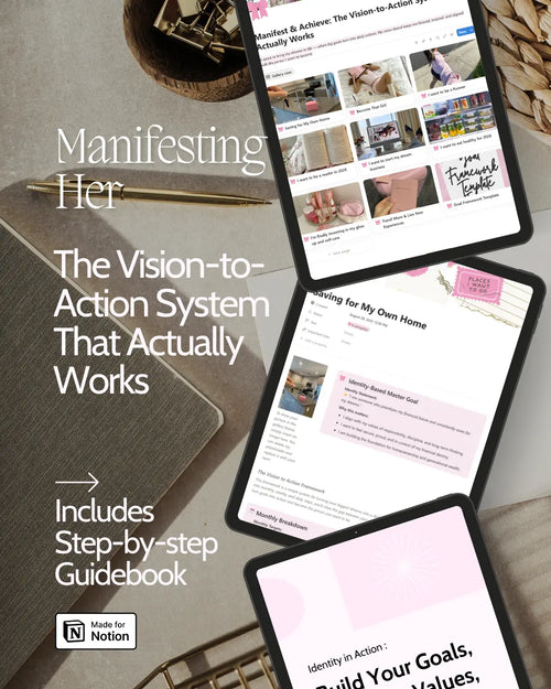 ManifestingHer™ - The Vision-to-Action System That Actually Works + Guidebook