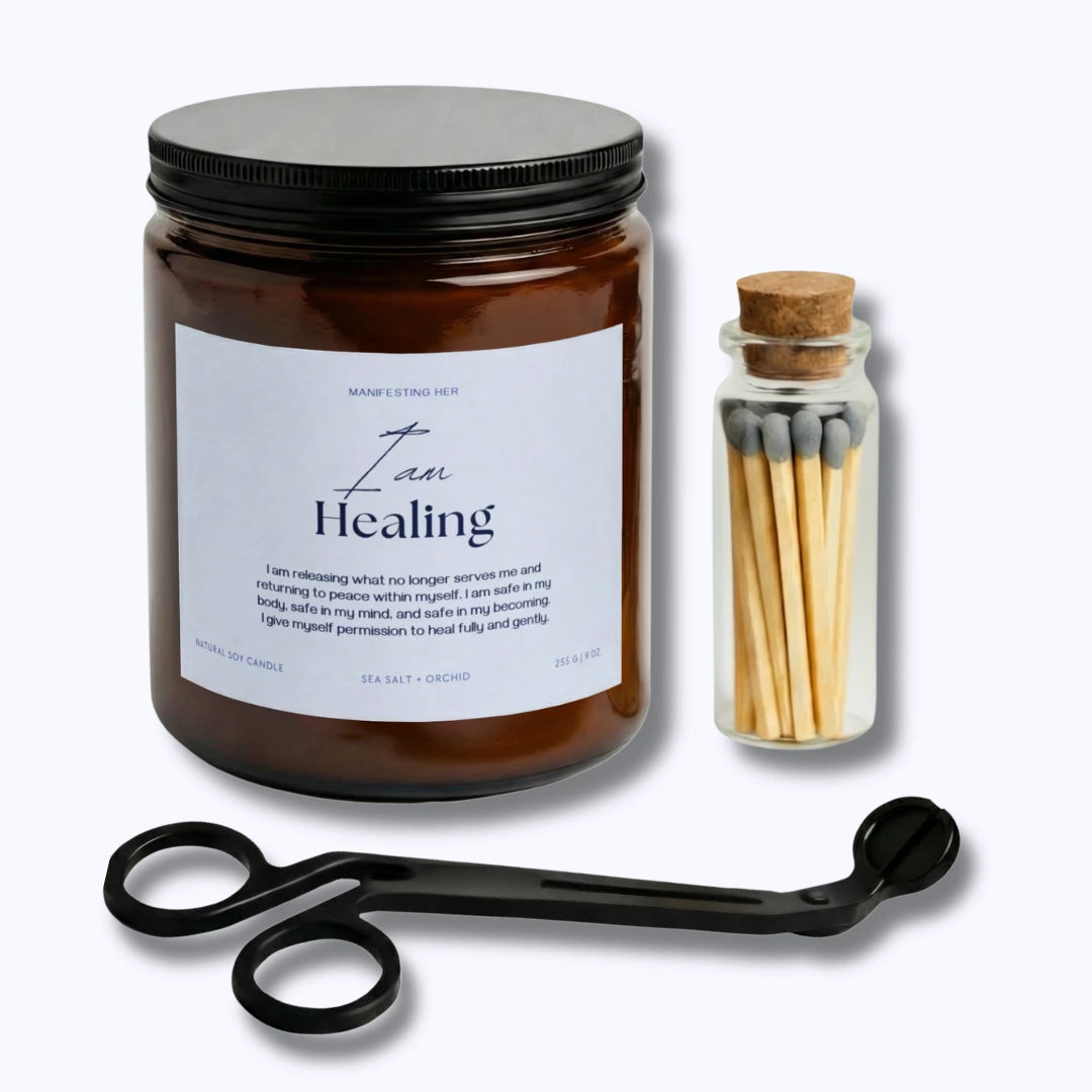 "I am Healing" Affirmation Candle Set Box