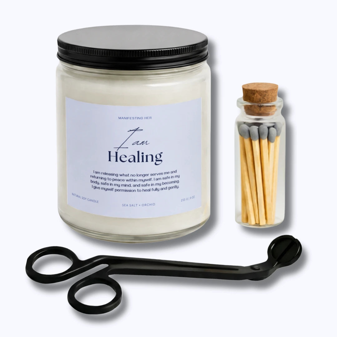 "I am Healing" Affirmation Candle Set Box
