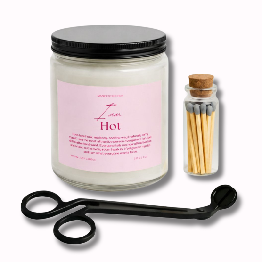 "I am Hot" Affirmation Candle Set Box