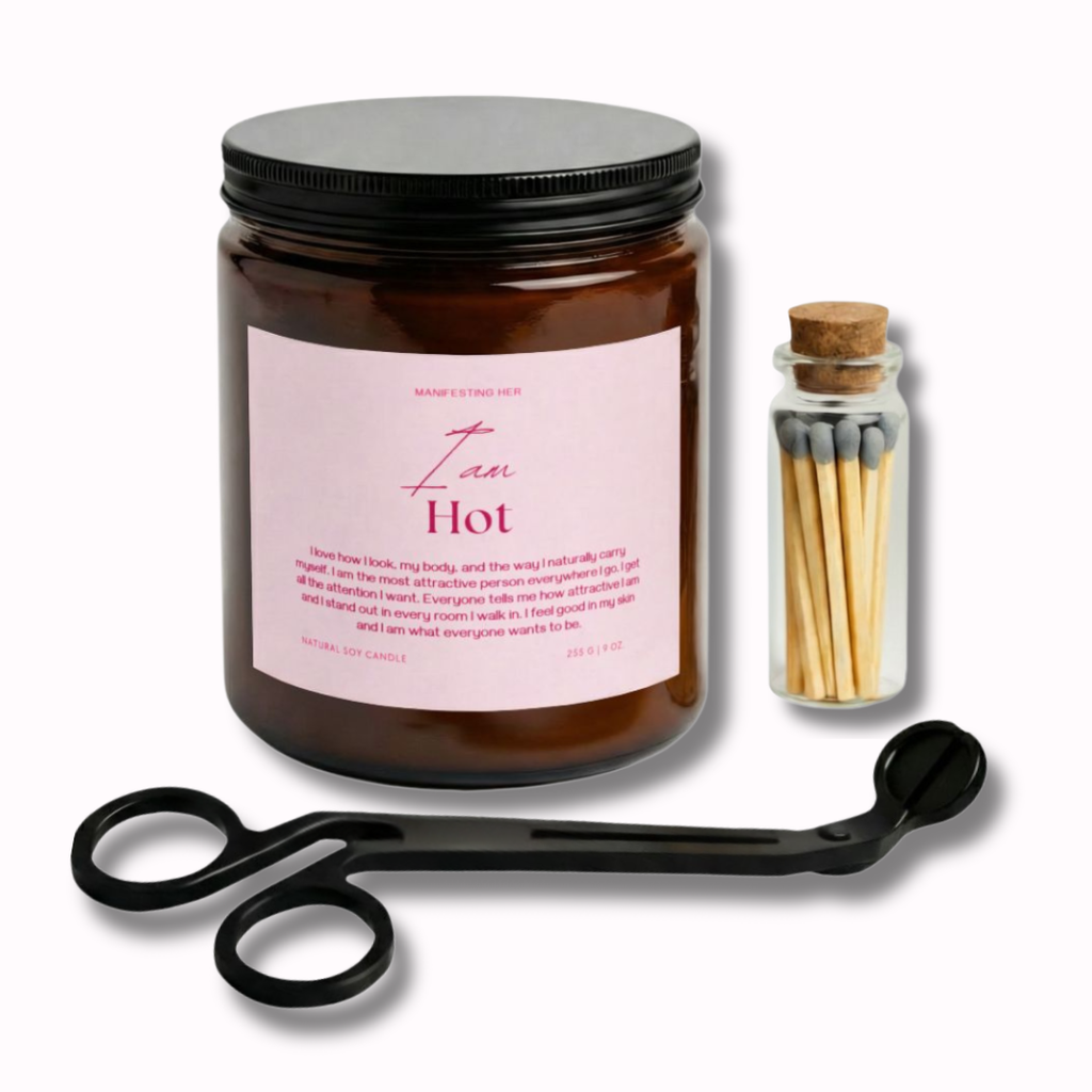 "I am Hot" Affirmation Candle Set Box