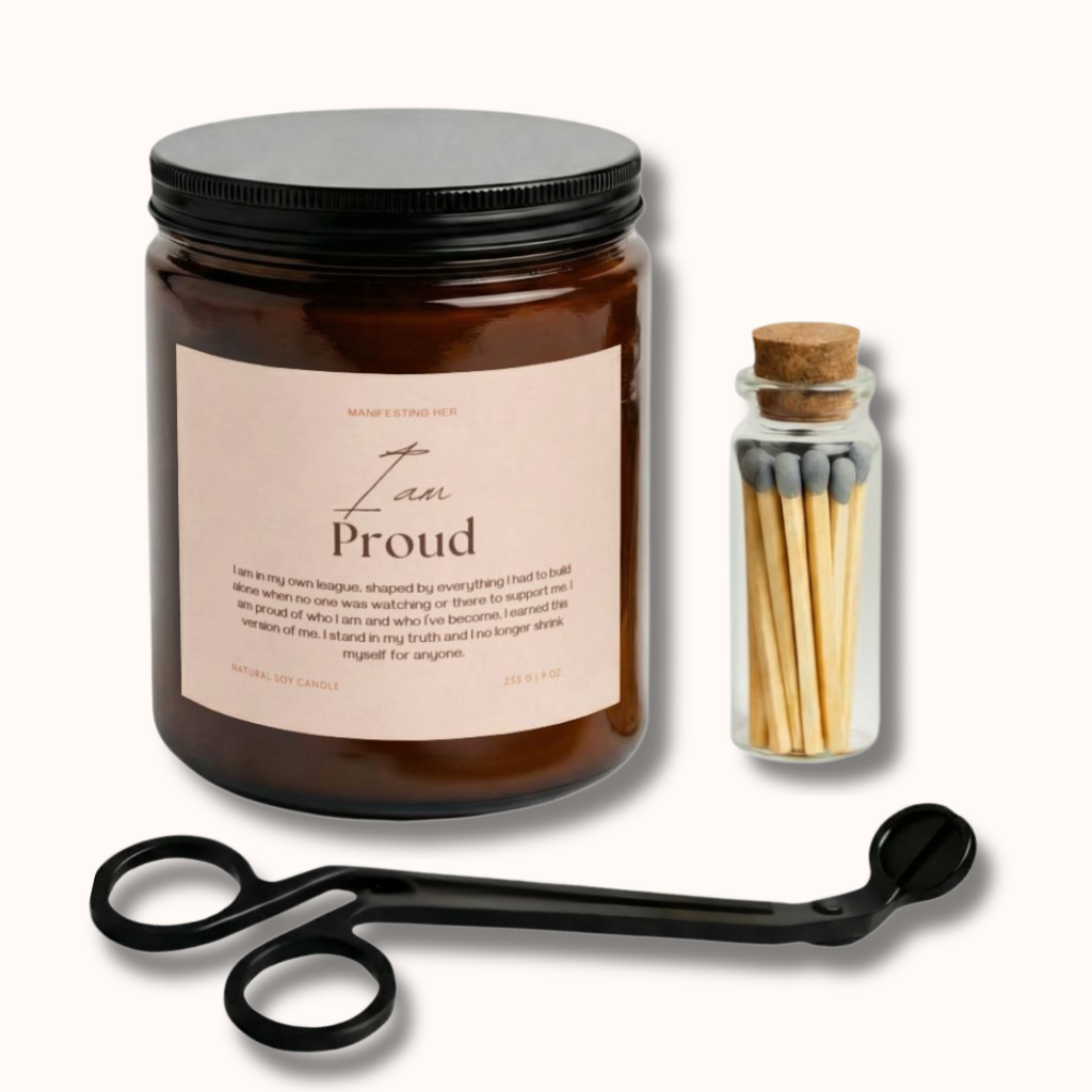"I am Proud" Affirmation Candle Set Box