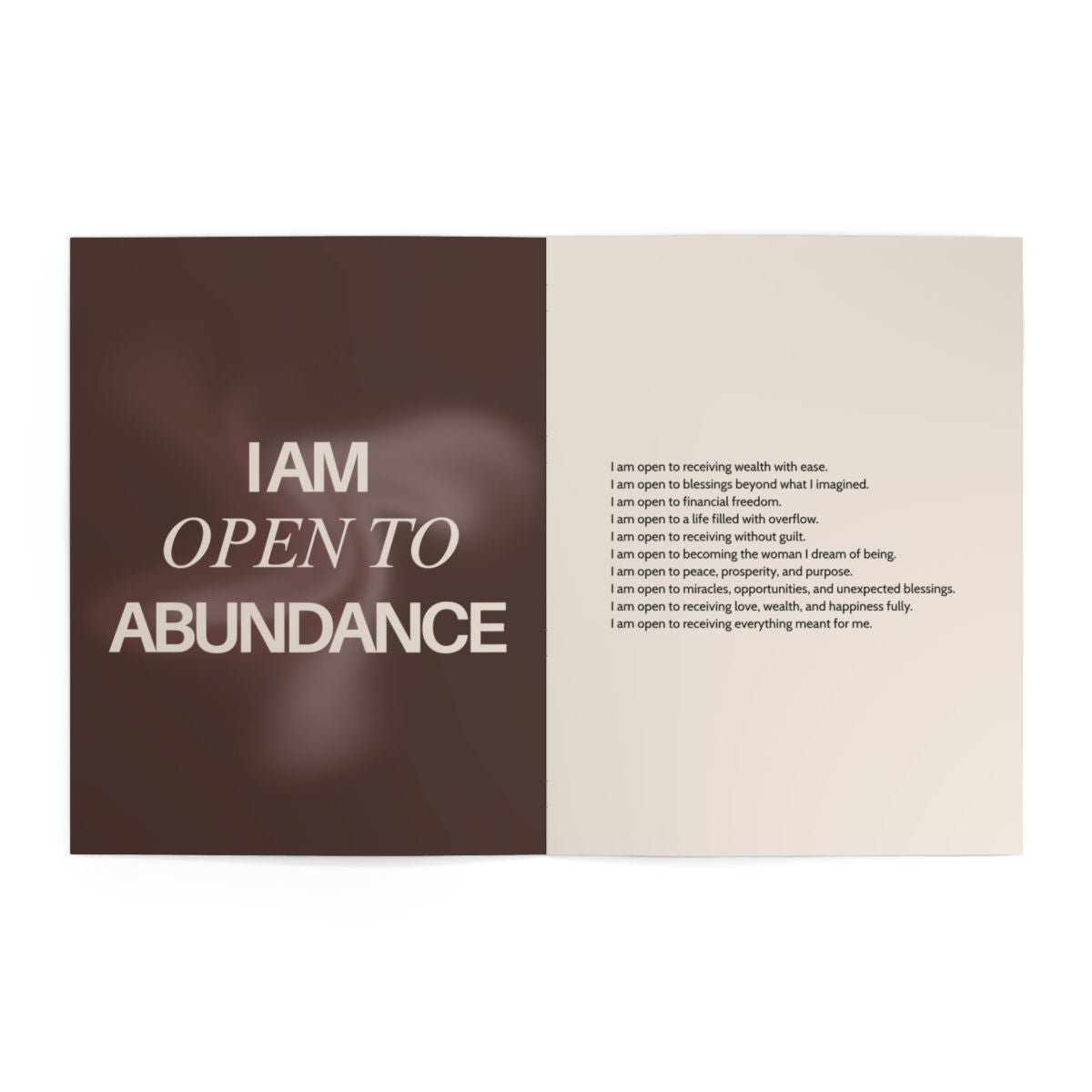 "I AM" Affirmations for Money & Abundance Book